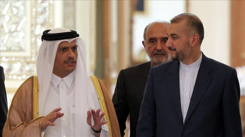 رئيس وزراء قطر ووزير خارجية إيران يبحثان تطورات إقليمية